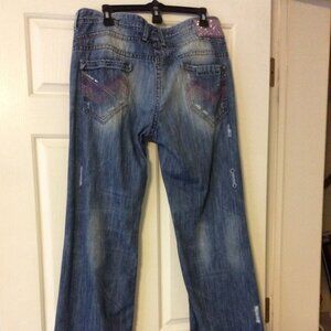 Y2K Distressed Euro boyfriend jeans
